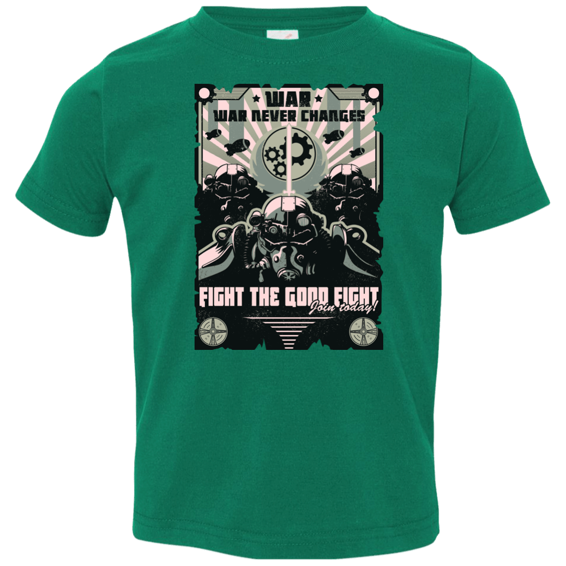 T-Shirts Kelly / 2T War Never Changes Toddler Premium T-Shirt