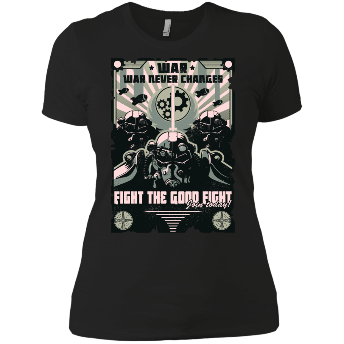 T-Shirts Black / X-Small War Never Changes Women's Premium T-Shirt