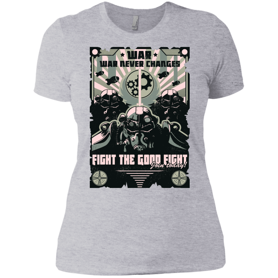 T-Shirts Heather Grey / X-Small War Never Changes Women's Premium T-Shirt