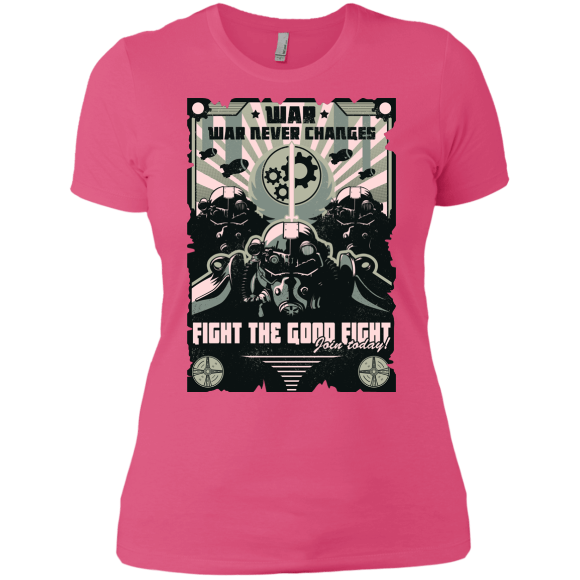T-Shirts Hot Pink / X-Small War Never Changes Women's Premium T-Shirt