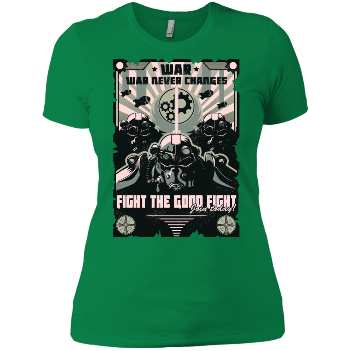 T-Shirts Kelly Green / X-Small War Never Changes Women's Premium T-Shirt