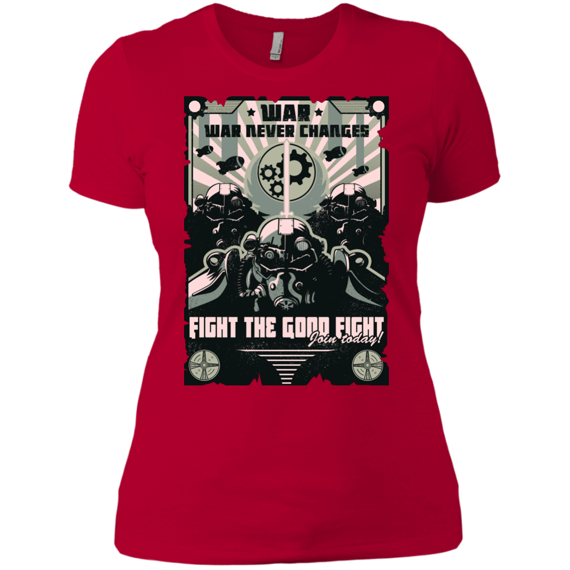 T-Shirts Red / X-Small War Never Changes Women's Premium T-Shirt