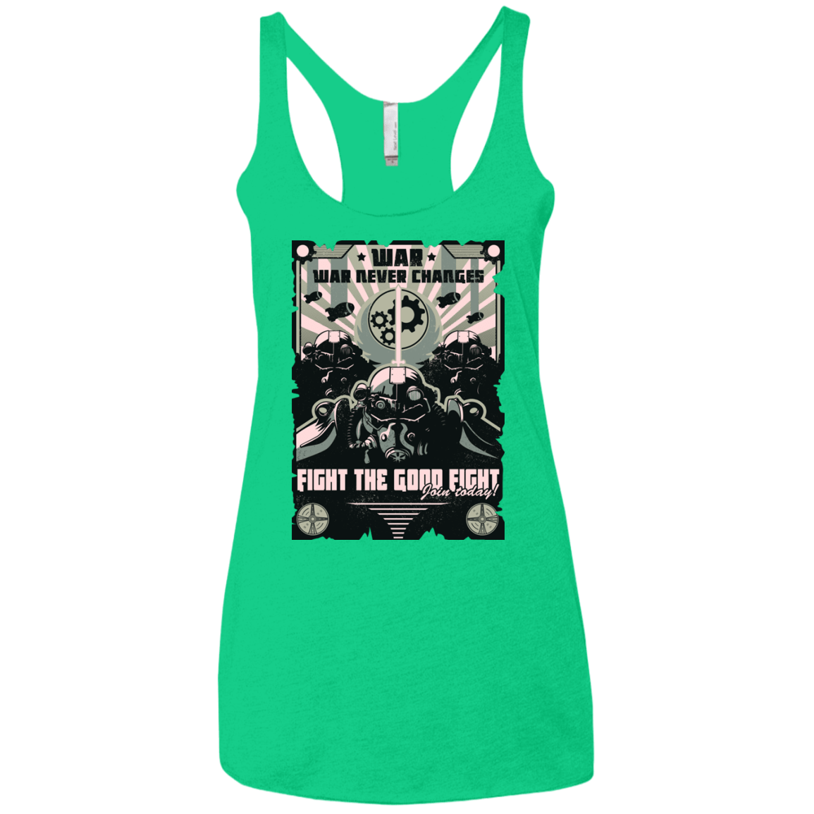 T-Shirts Envy / X-Small War Never Changes Women's Triblend Racerback Tank