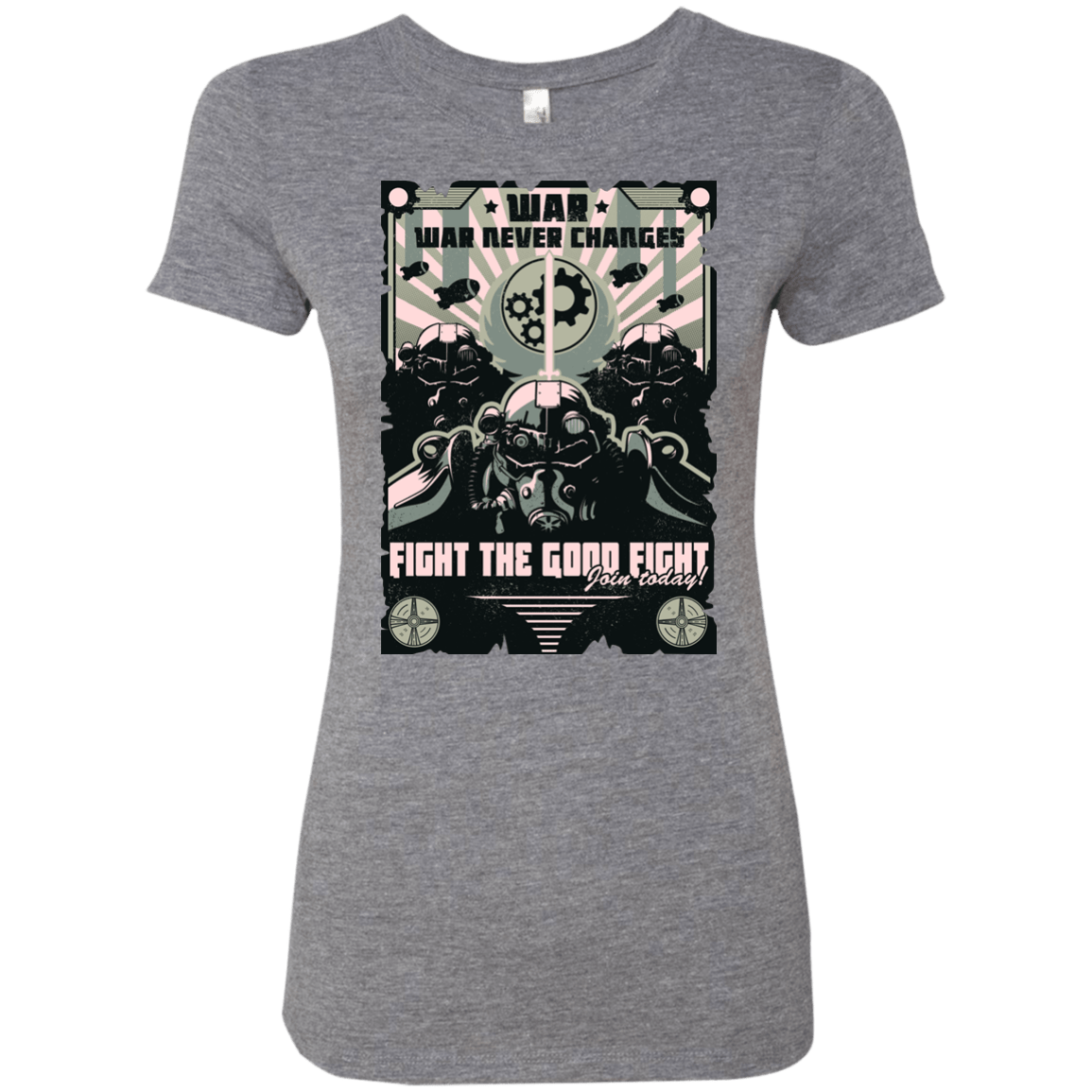 T-Shirts Premium Heather / Small War Never Changes Women's Triblend T-Shirt