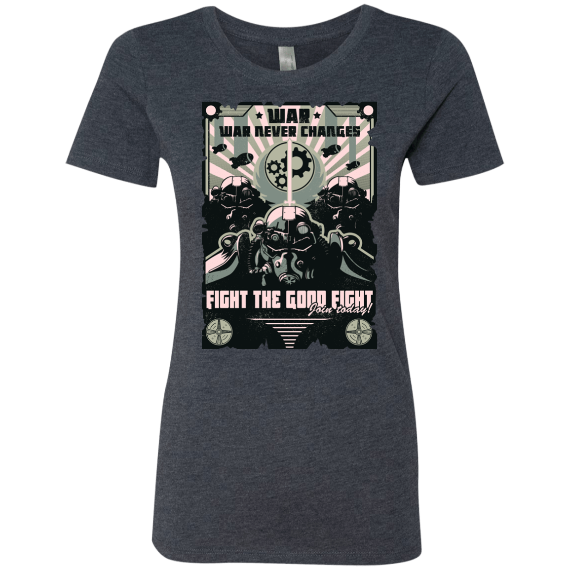 T-Shirts Vintage Navy / Small War Never Changes Women's Triblend T-Shirt