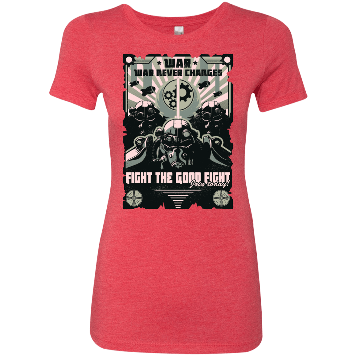T-Shirts Vintage Red / Small War Never Changes Women's Triblend T-Shirt