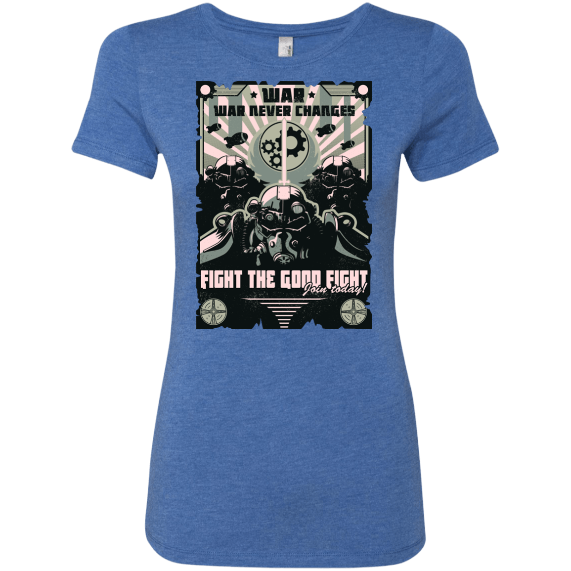 T-Shirts Vintage Royal / Small War Never Changes Women's Triblend T-Shirt