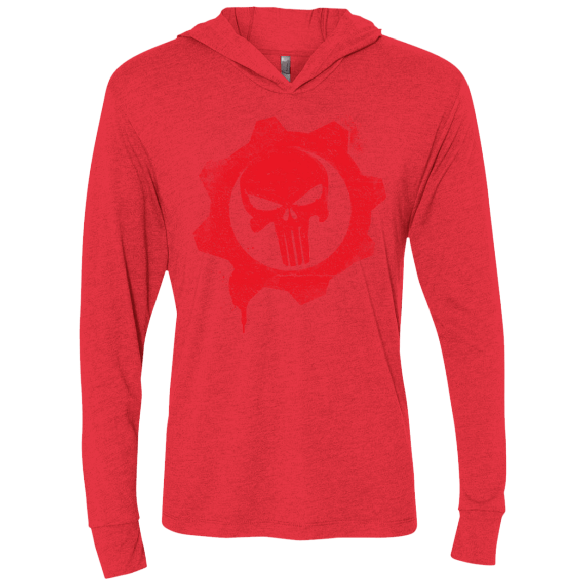 T-Shirts Vintage Red / X-Small War Triblend Long Sleeve Hoodie Tee