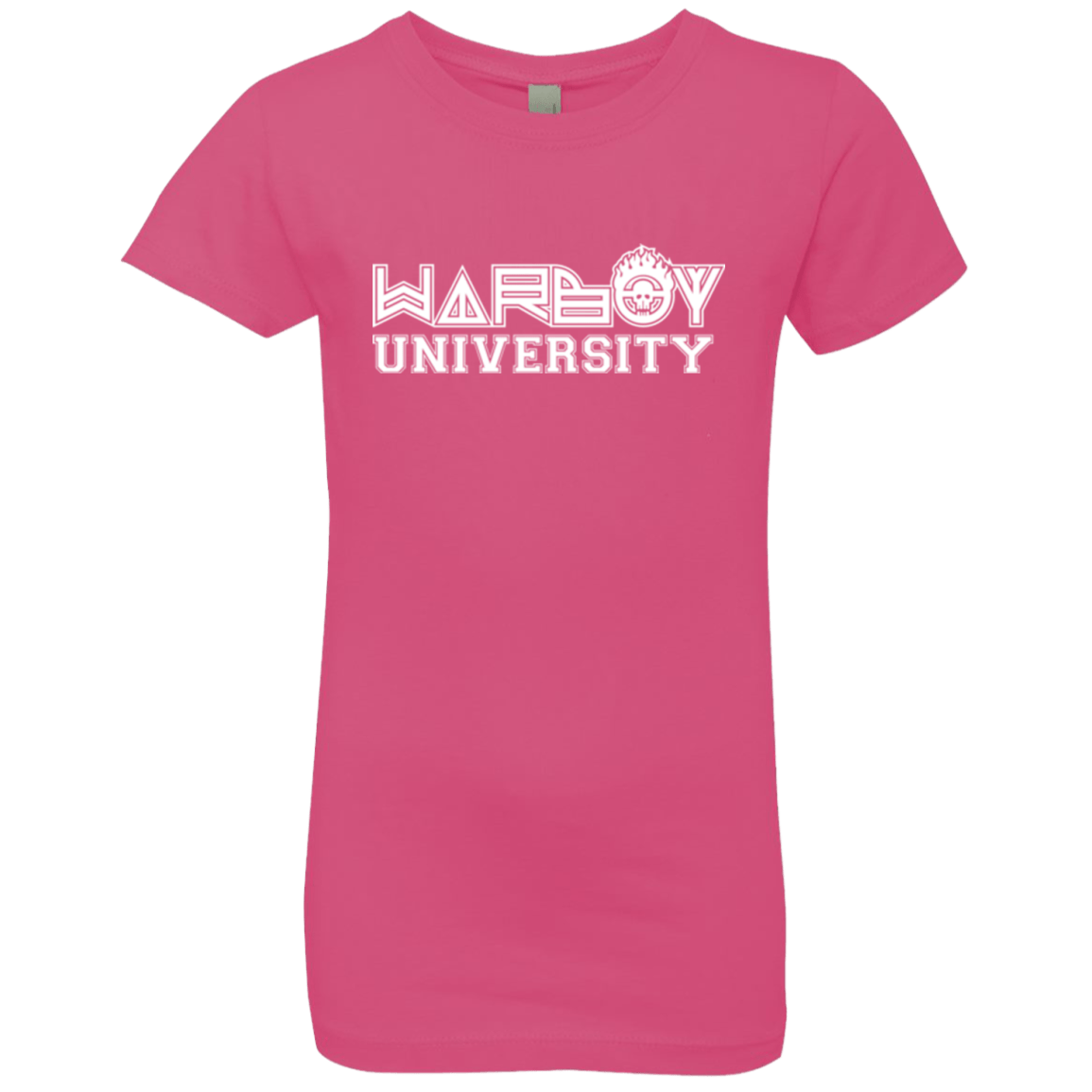 T-Shirts Hot Pink / YXS Warboy University Girls Premium T-Shirt