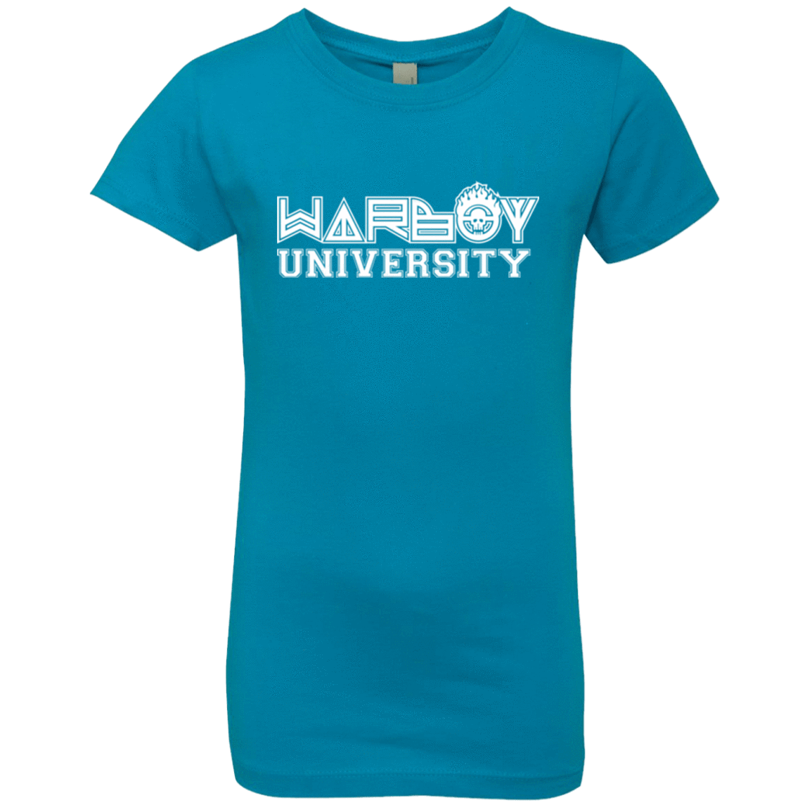 T-Shirts Turquoise / YXS Warboy University Girls Premium T-Shirt