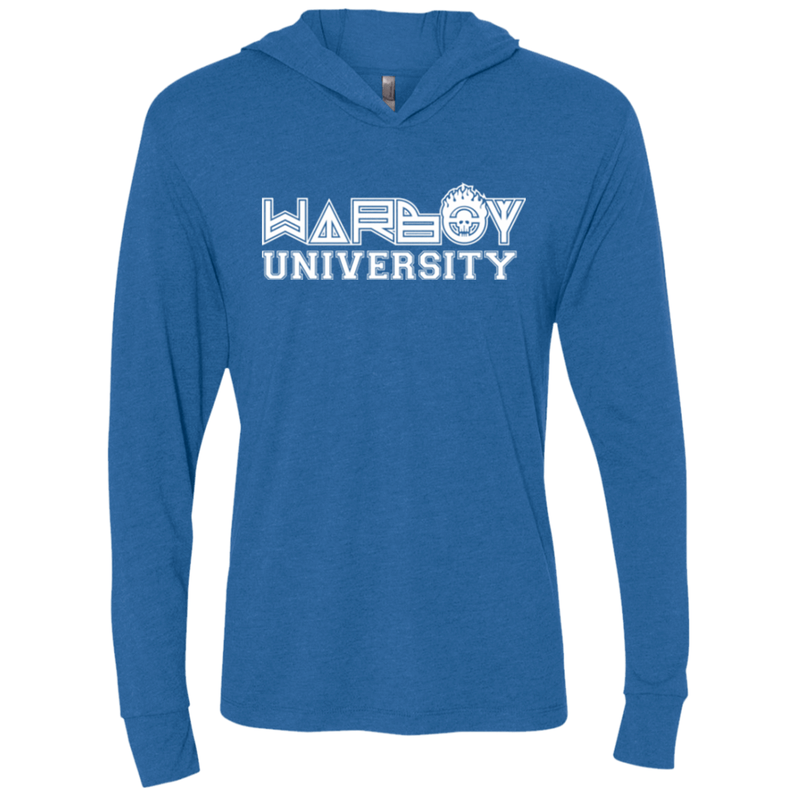 T-Shirts Vintage Royal / X-Small Warboy University Triblend Long Sleeve Hoodie Tee