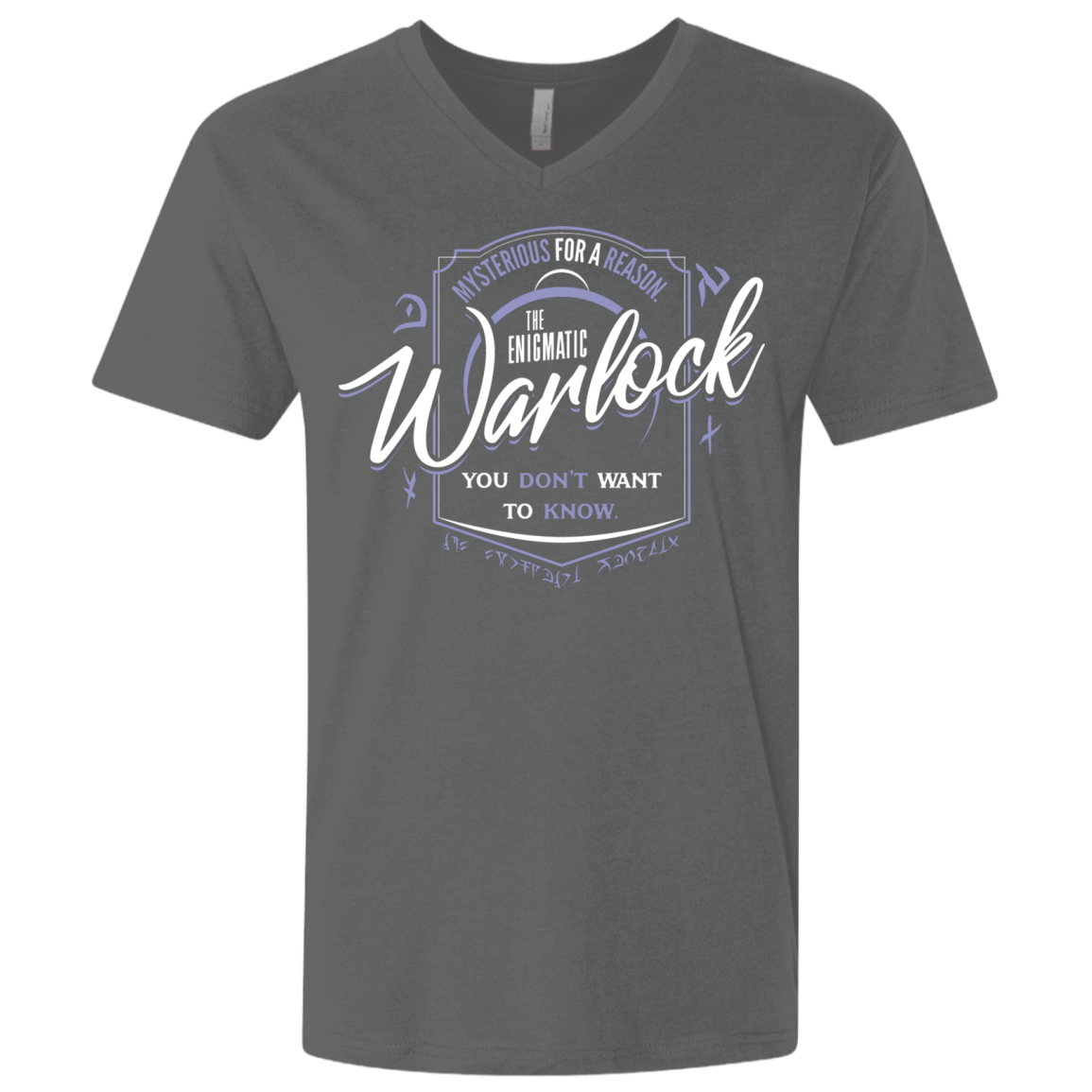 T-Shirts Heavy Metal / X-Small Warlock Men's Premium V-Neck