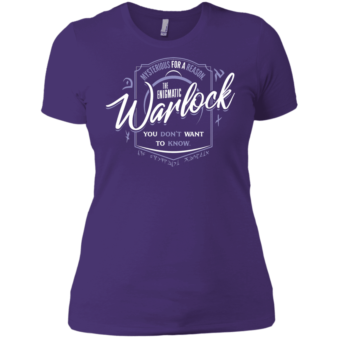 T-Shirts Purple Rush/ / X-Small Warlock Women's Premium T-Shirt
