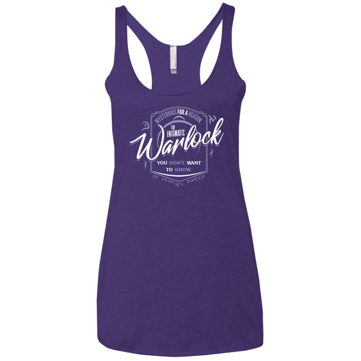 Warlock Women's Triblend Racerback Tank