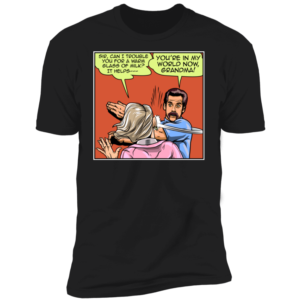 T-Shirts Black / S Warm Milk Slap Men's Premium T-Shirt