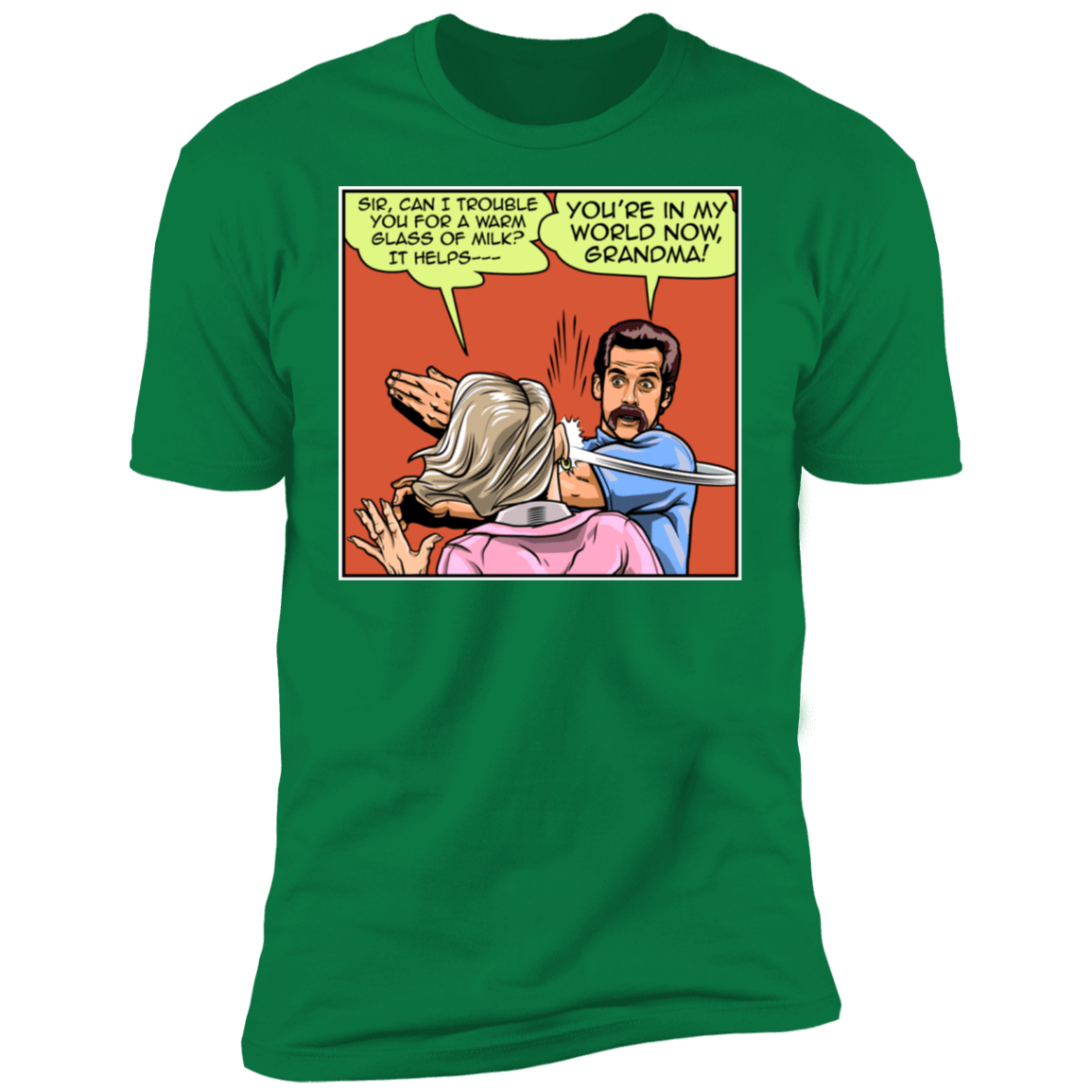 T-Shirts Kelly Green / S Warm Milk Slap Men's Premium T-Shirt