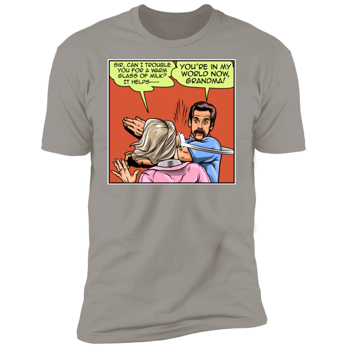 T-Shirts Light Grey / S Warm Milk Slap Men's Premium T-Shirt