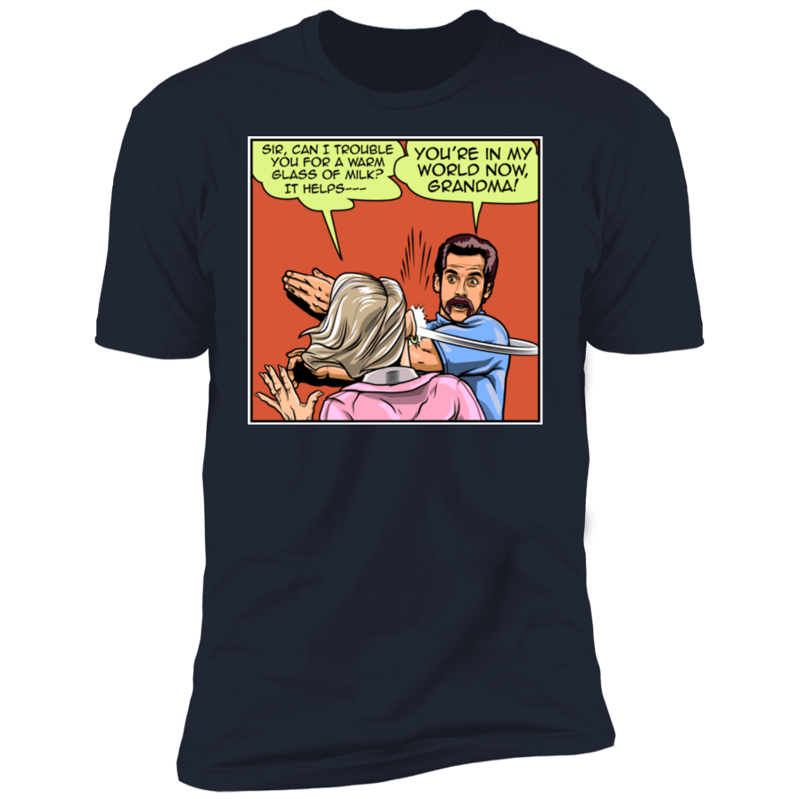 T-Shirts Midnight Navy / S Warm Milk Slap Men's Premium T-Shirt