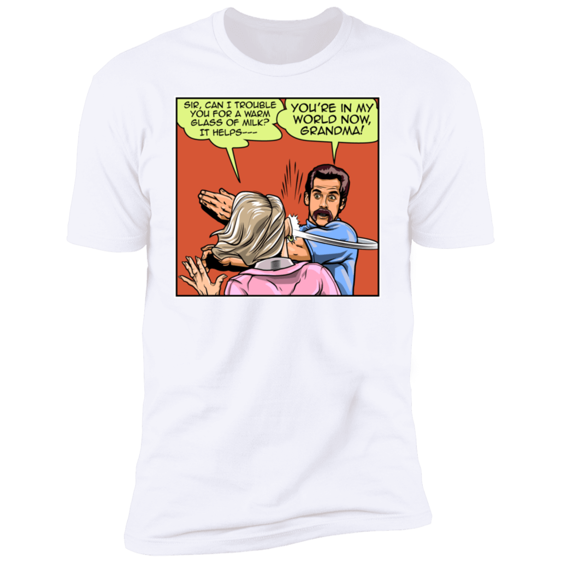 T-Shirts White / S Warm Milk Slap Men's Premium T-Shirt