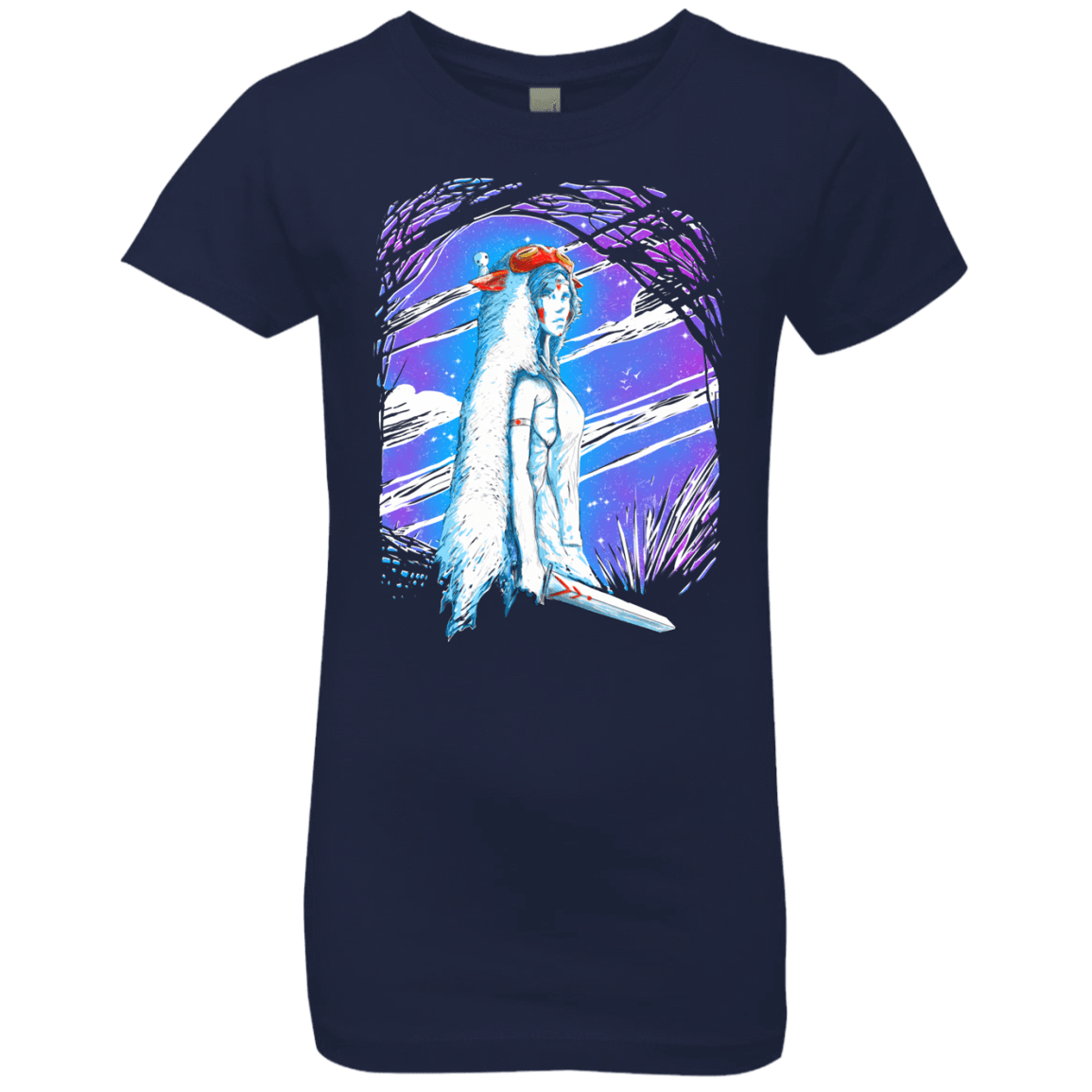 T-Shirts Midnight Navy / YXS Warrior Princess Girls Premium T-Shirt
