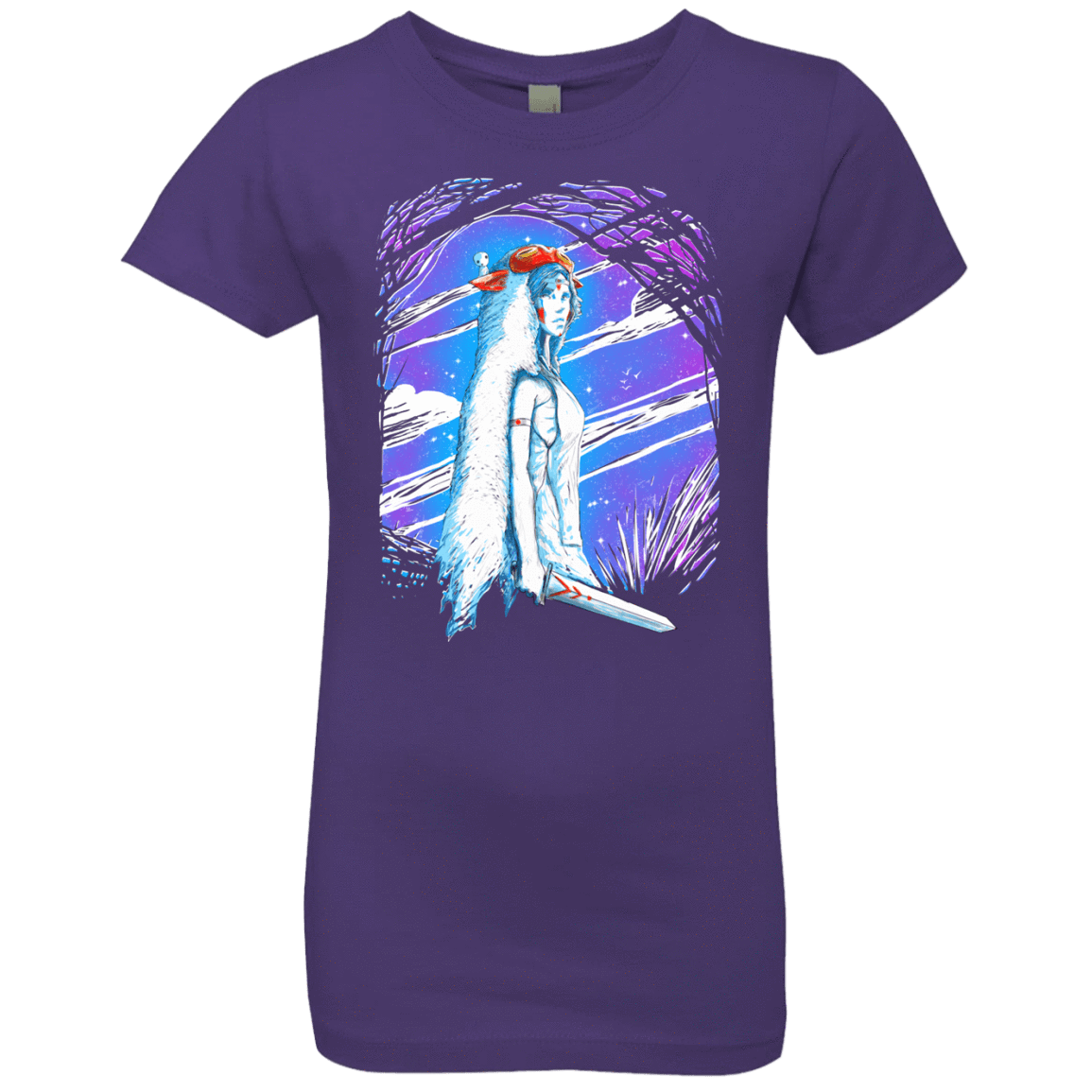 T-Shirts Purple Rush / YXS Warrior Princess Girls Premium T-Shirt