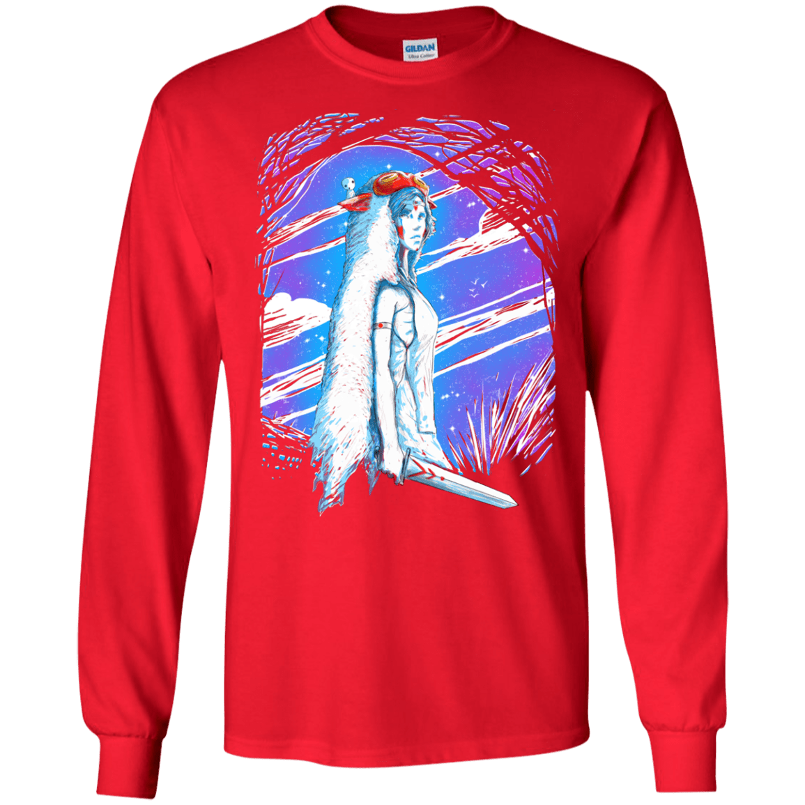 Warrior Princess Men's Long Sleeve T-Shirt