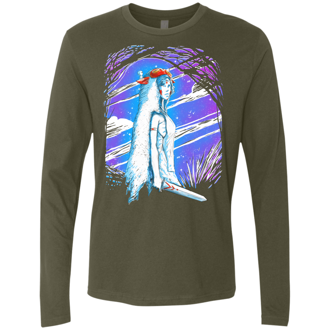 Warrior Princess Men's Premium Long Sleeve