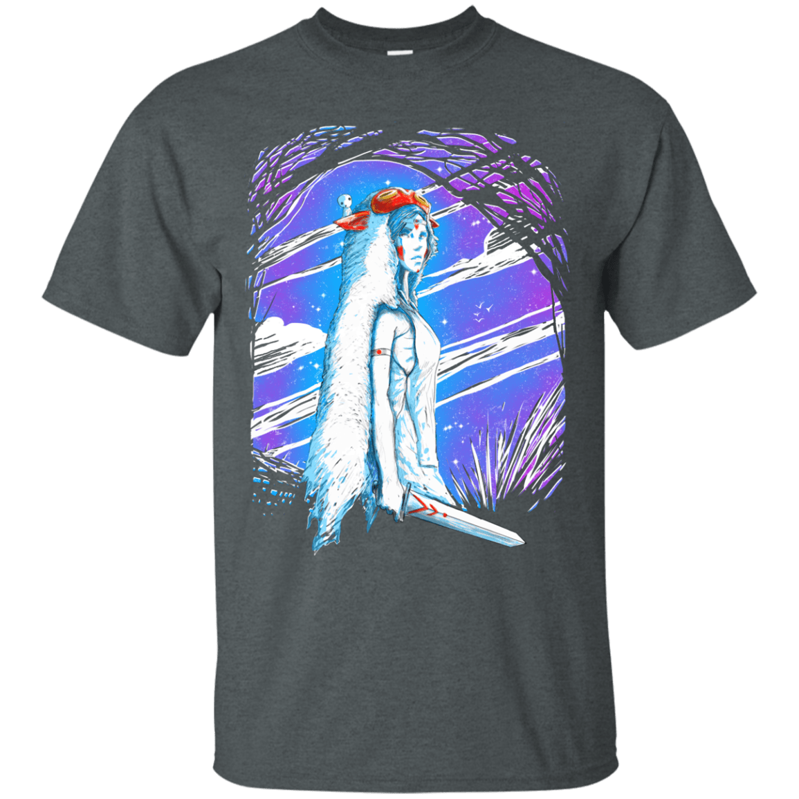 T-Shirts Dark Heather / S Warrior Princess T-Shirt