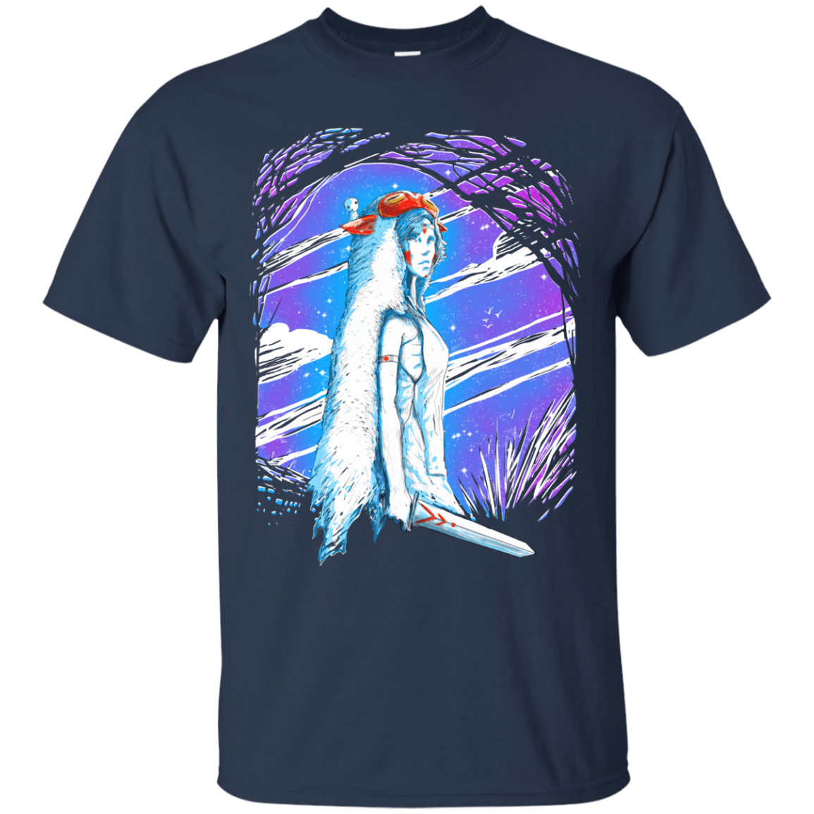 T-Shirts Navy / S Warrior Princess T-Shirt