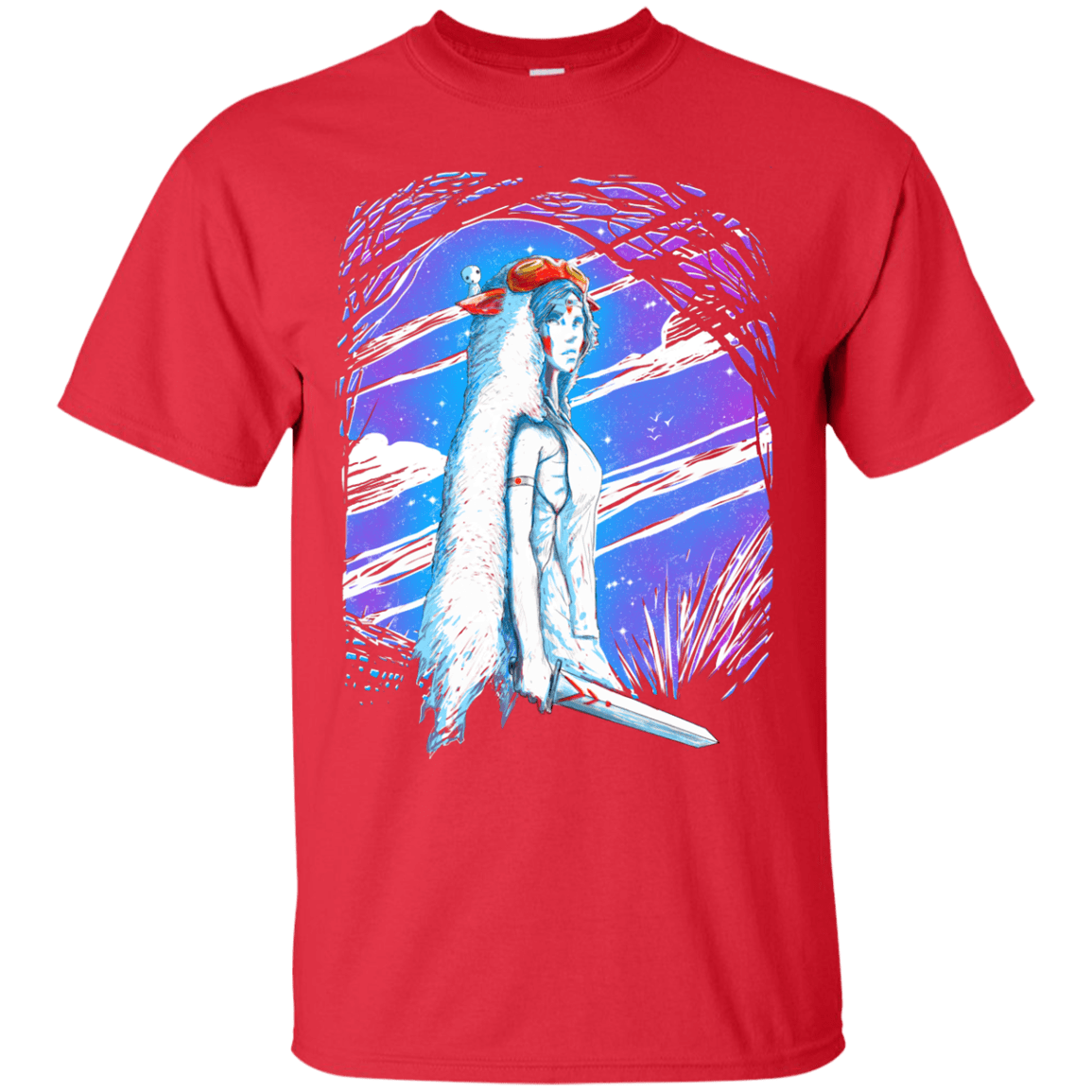 T-Shirts Red / S Warrior Princess T-Shirt