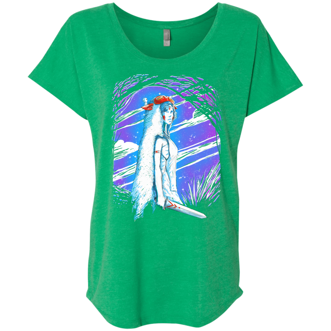 Warrior Princess Triblend Dolman Sleeve