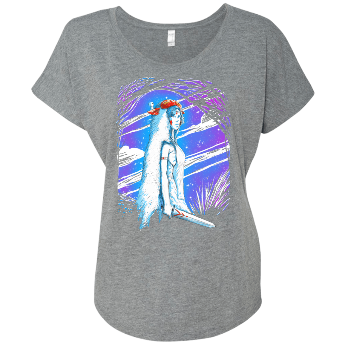 Warrior Princess Triblend Dolman Sleeve