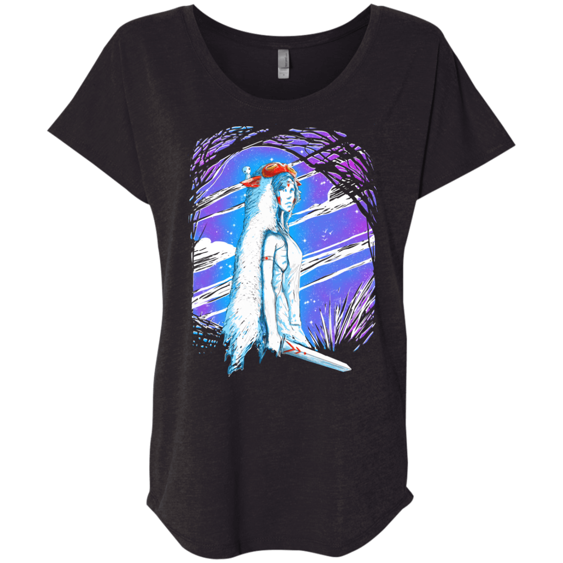 Warrior Princess Triblend Dolman Sleeve