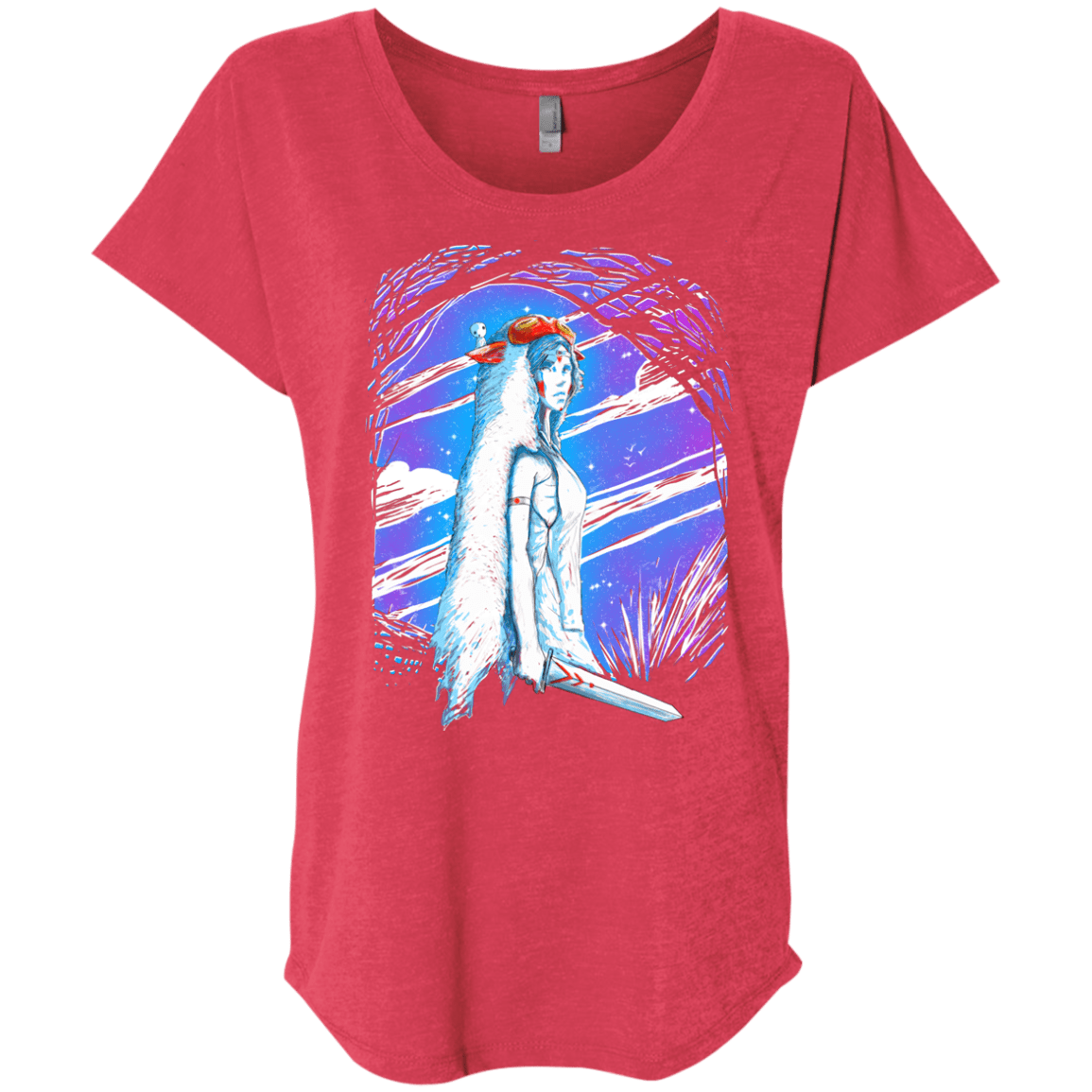 Warrior Princess Triblend Dolman Sleeve