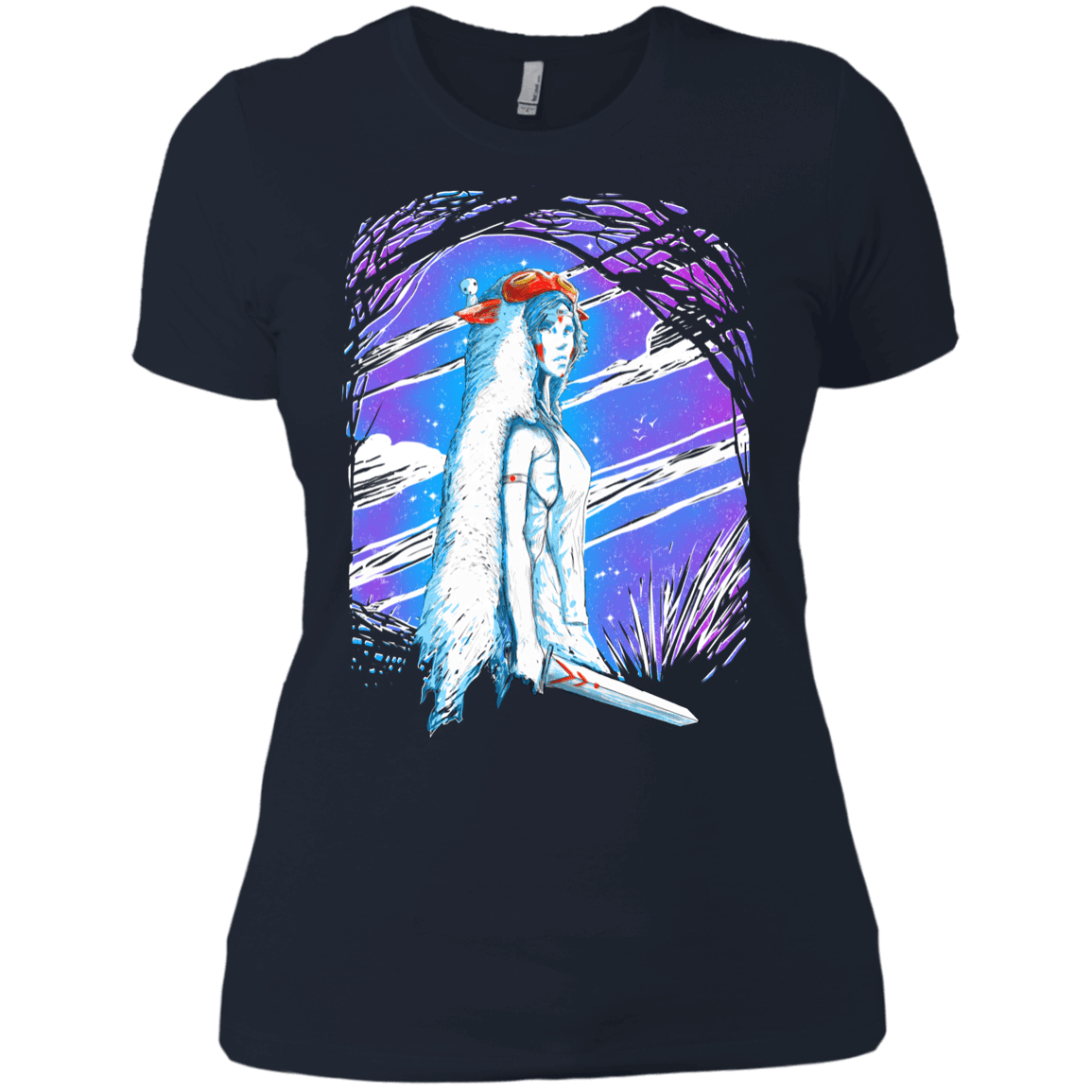 T-Shirts Midnight Navy / X-Small Warrior Princess Women's Premium T-Shirt
