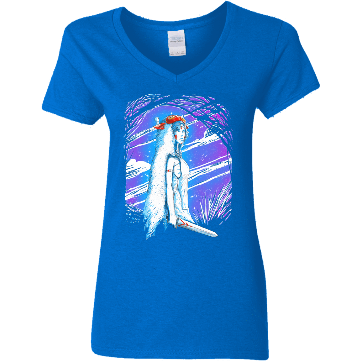T-Shirts Royal / S Warrior Princess Women's V-Neck T-Shirt