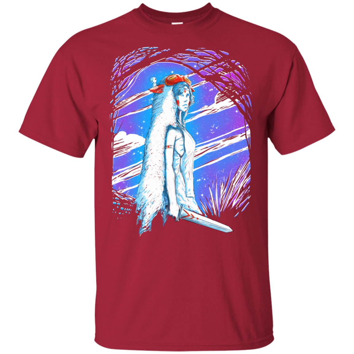 T-Shirts Cardinal / YXS Warrior Princess Youth T-Shirt