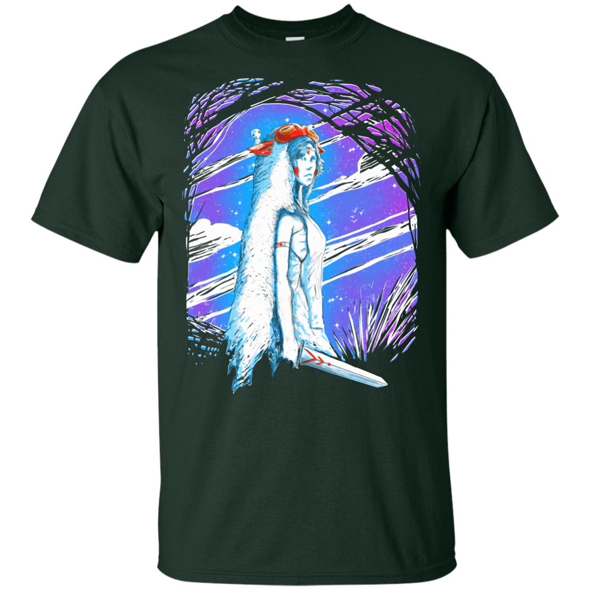 T-Shirts Forest / YXS Warrior Princess Youth T-Shirt