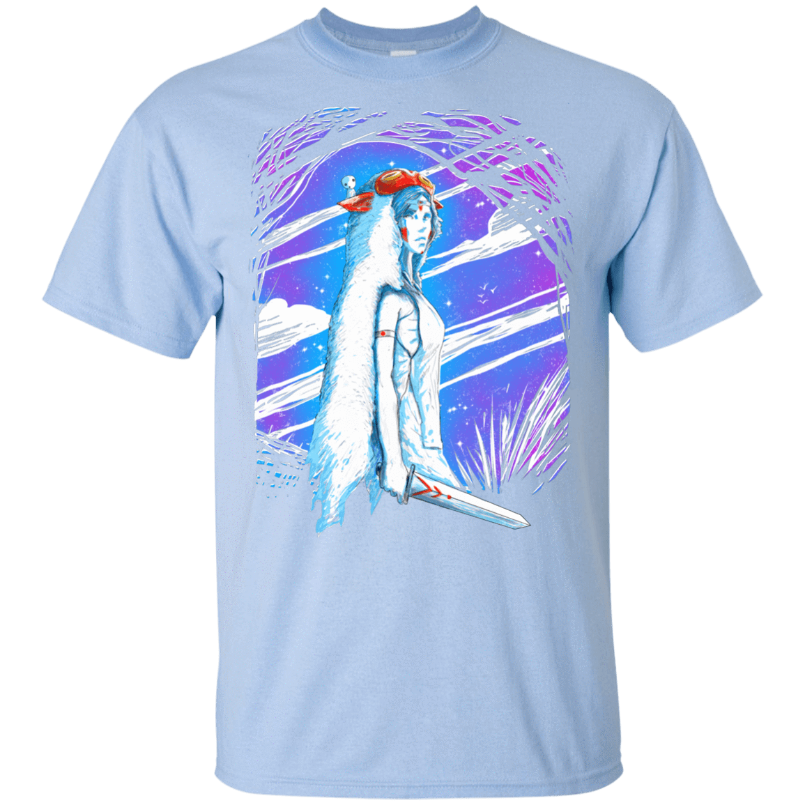 T-Shirts Light Blue / YXS Warrior Princess Youth T-Shirt