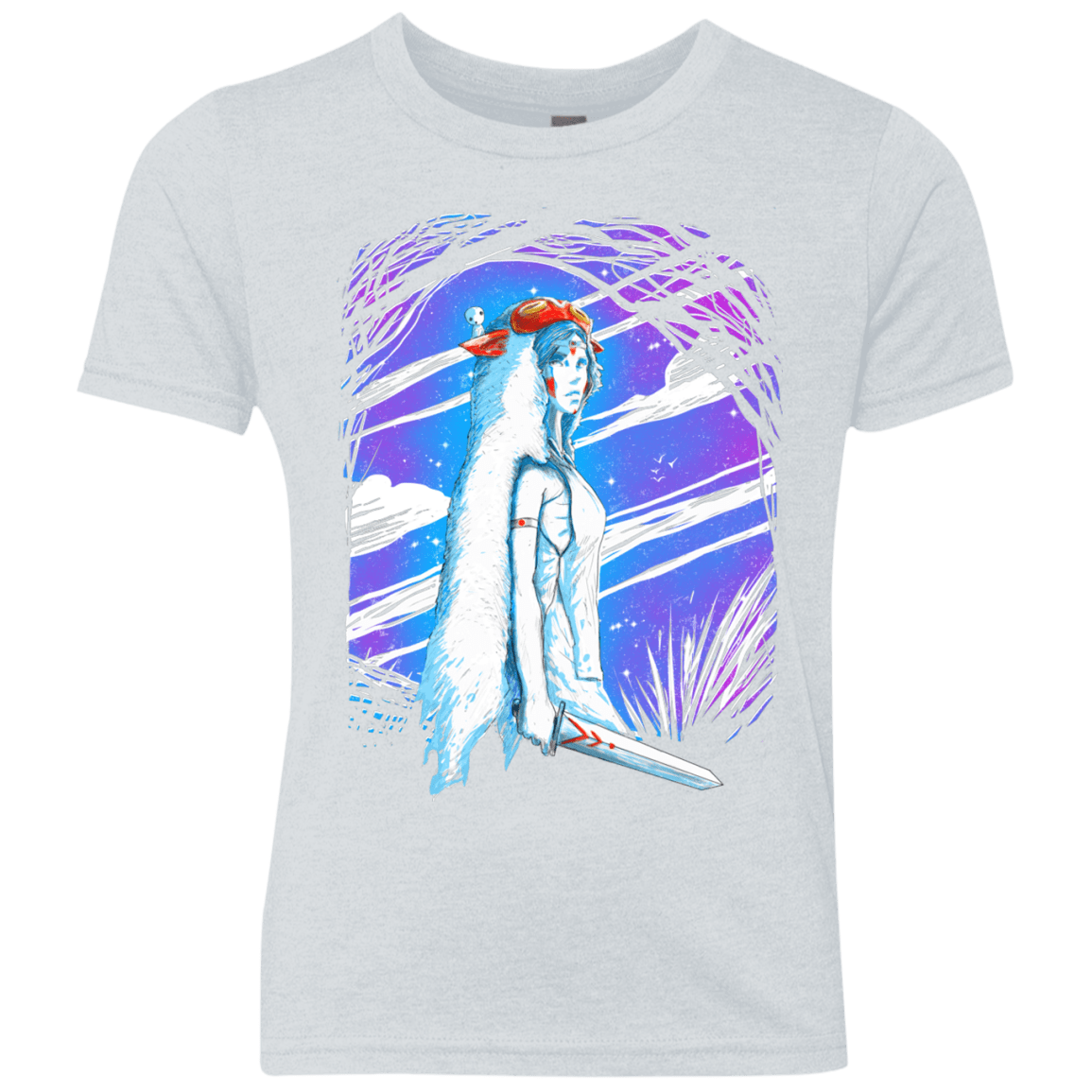Warrior Princess Youth Triblend T-Shirt
