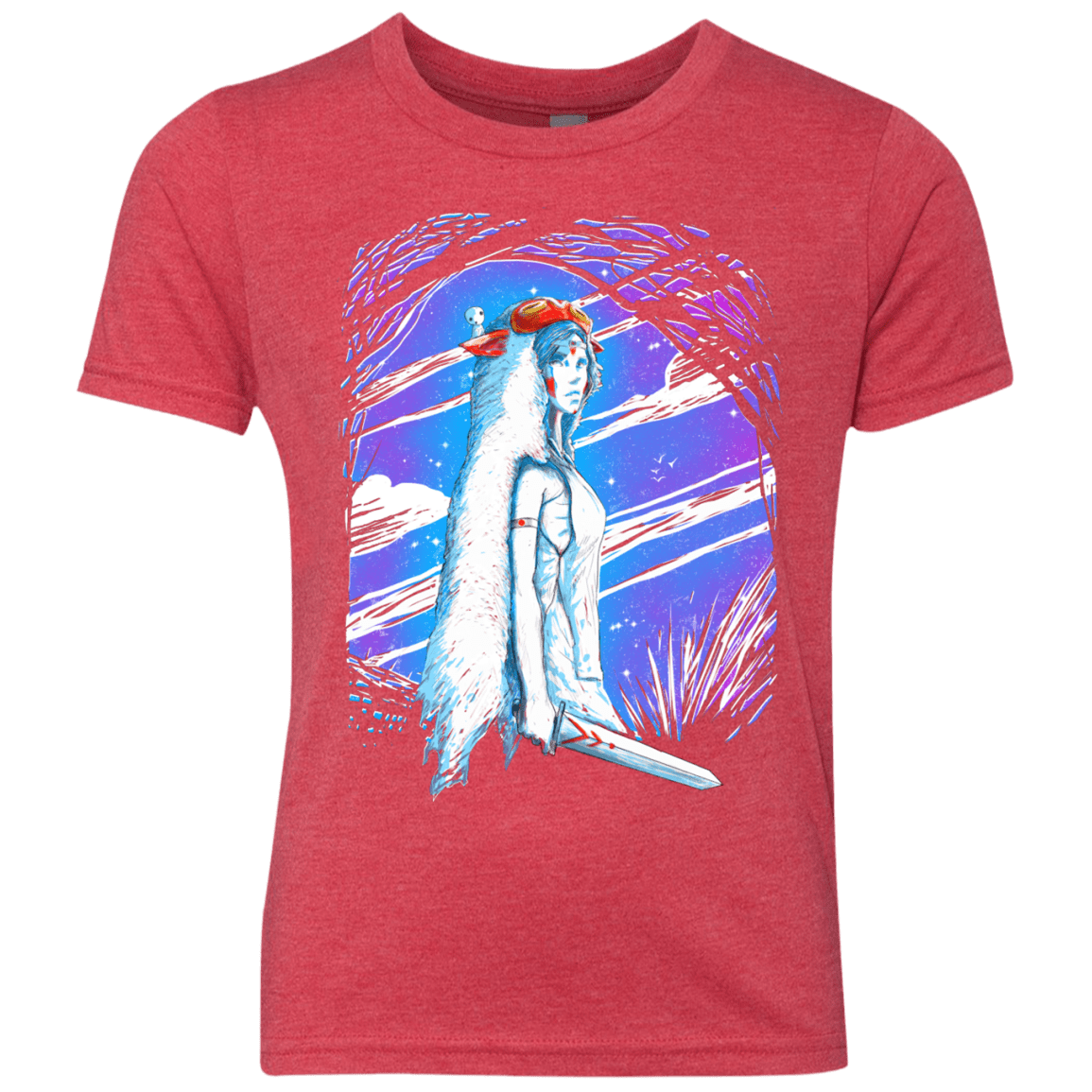 Warrior Princess Youth Triblend T-Shirt