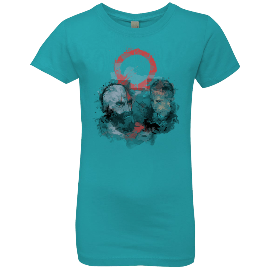 T-Shirts Tahiti Blue / YXS WARTER COLOR Girls Premium T-Shirt