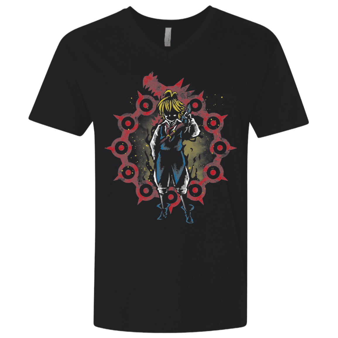 T-Shirts Black / X-Small Warth Hero Men's Premium V-Neck