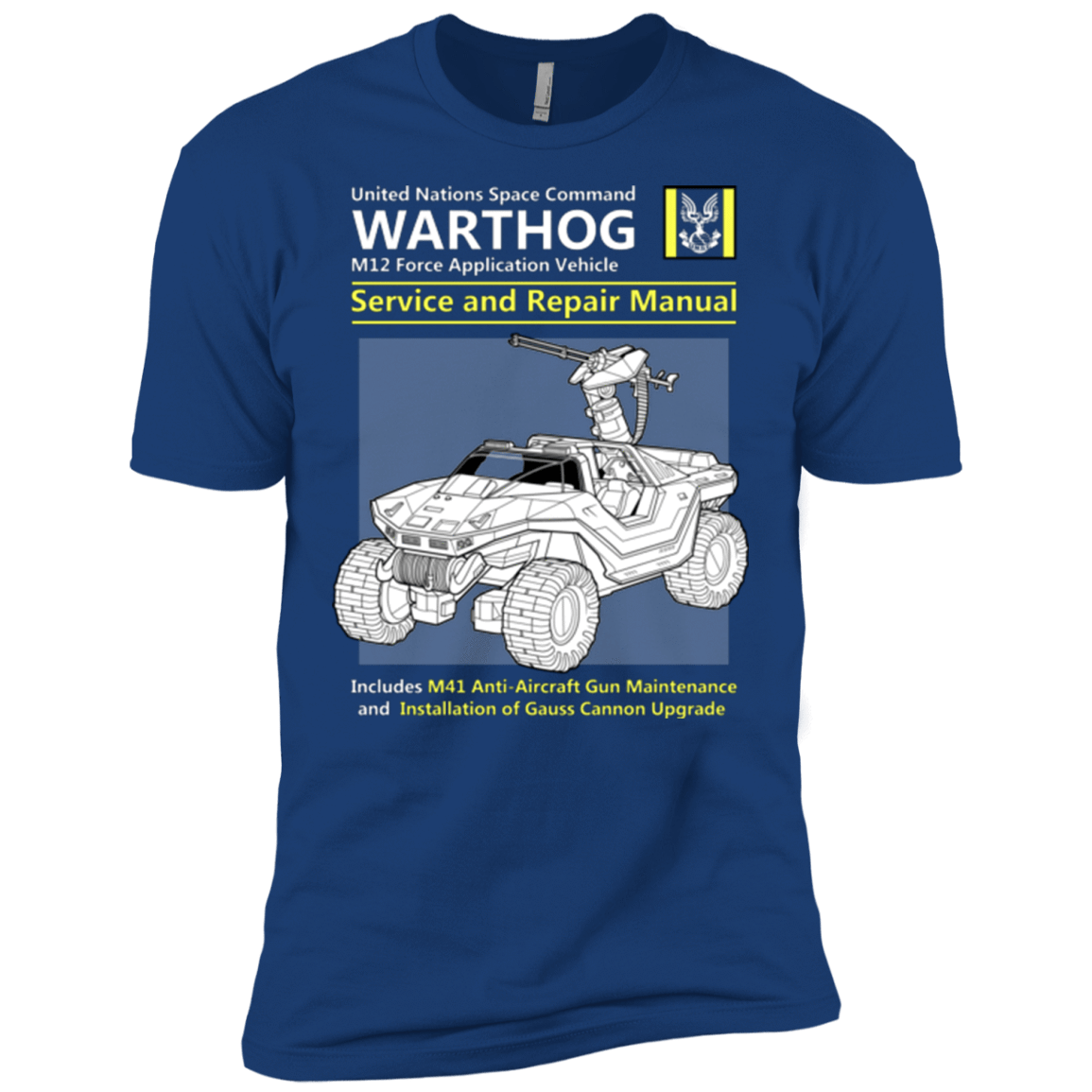 T-Shirts Royal / X-Small WARTHOG SERVICE AND REPAIR MANUAL Men's Premium T-Shirt