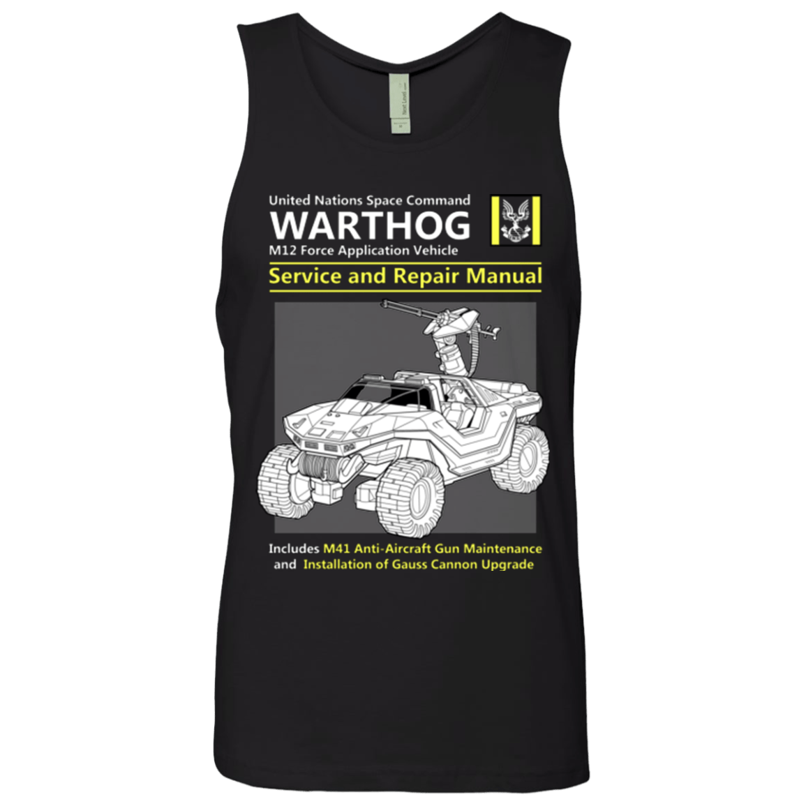 T-Shirts Black / Small WARTHOG SERVICE AND REPAIR MANUAL Men's Premium Tank Top