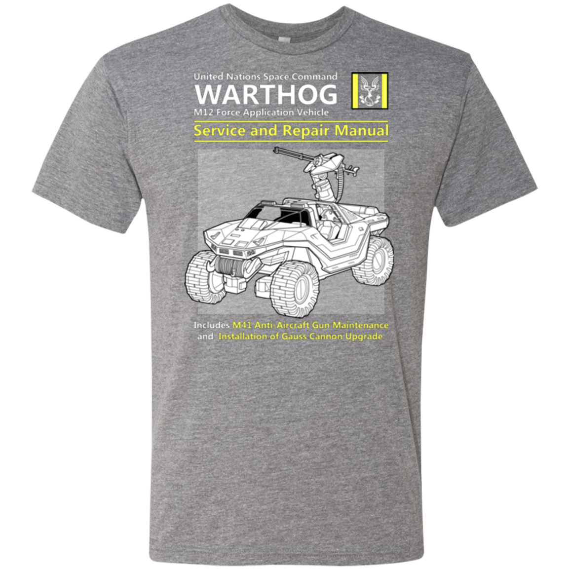 T-Shirts Premium Heather / Small WARTHOG SERVICE AND REPAIR MANUAL Men's Triblend T-Shirt