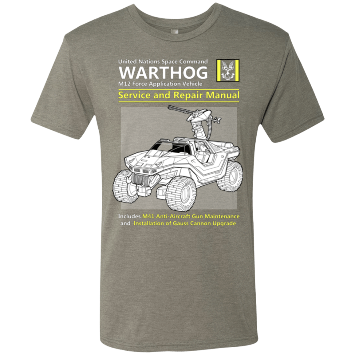 T-Shirts Venetian Grey / Small WARTHOG SERVICE AND REPAIR MANUAL Men's Triblend T-Shirt