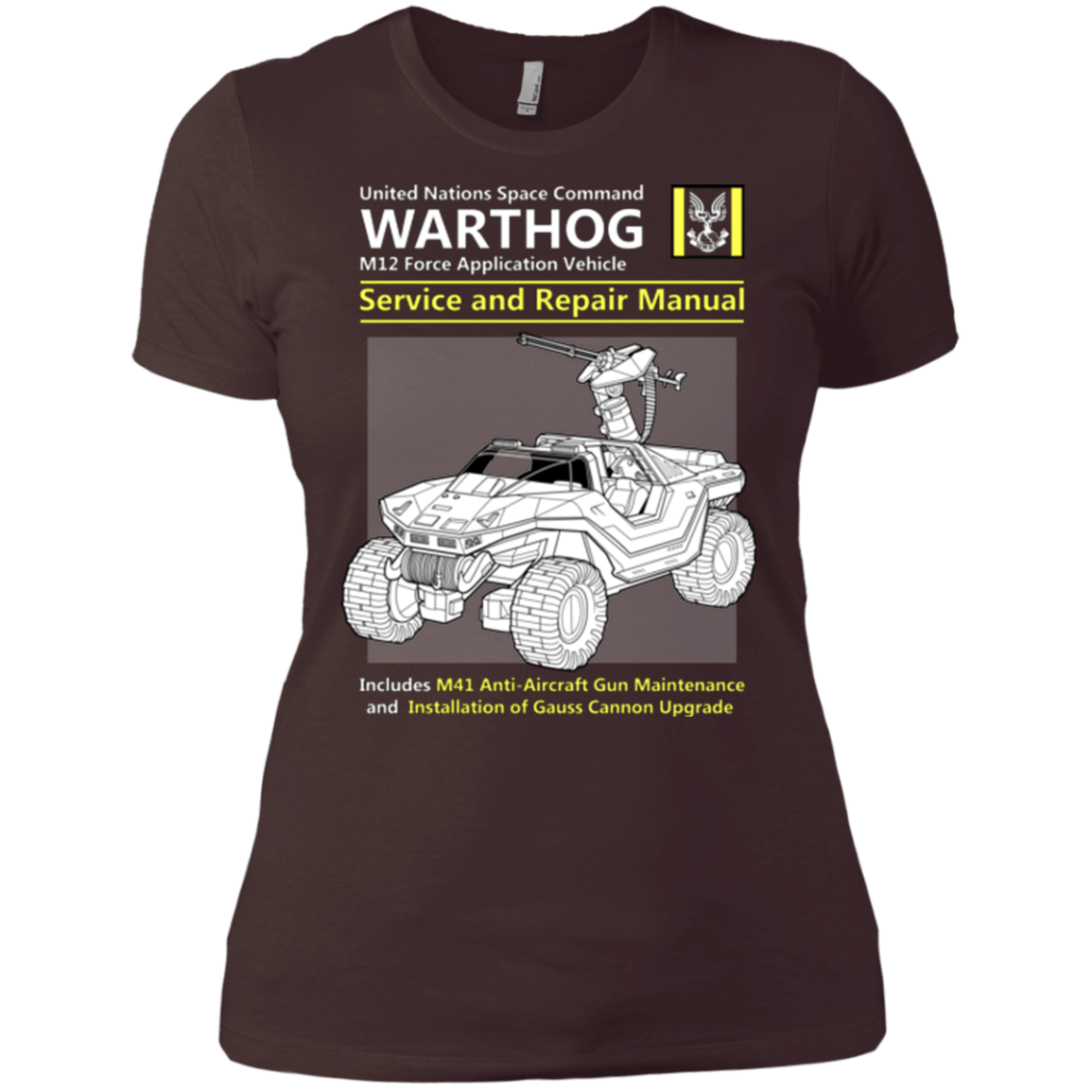 T-Shirts Dark Chocolate / X-Small WARTHOG SERVICE AND REPAIR MANUAL Women's Premium T-Shirt