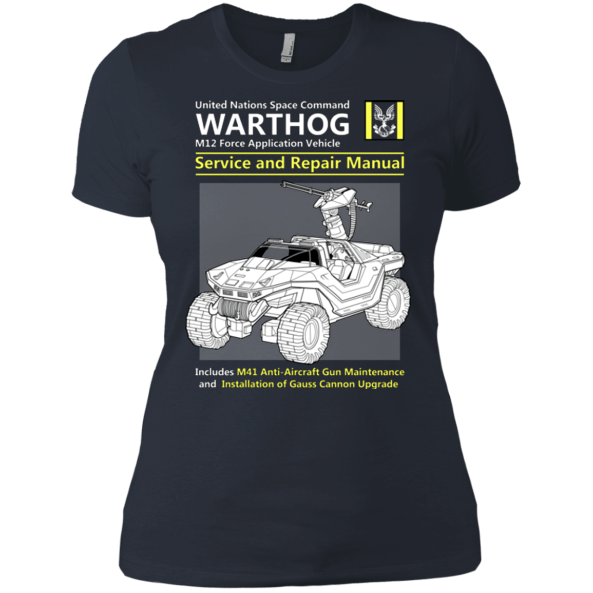 T-Shirts Indigo / X-Small WARTHOG SERVICE AND REPAIR MANUAL Women's Premium T-Shirt