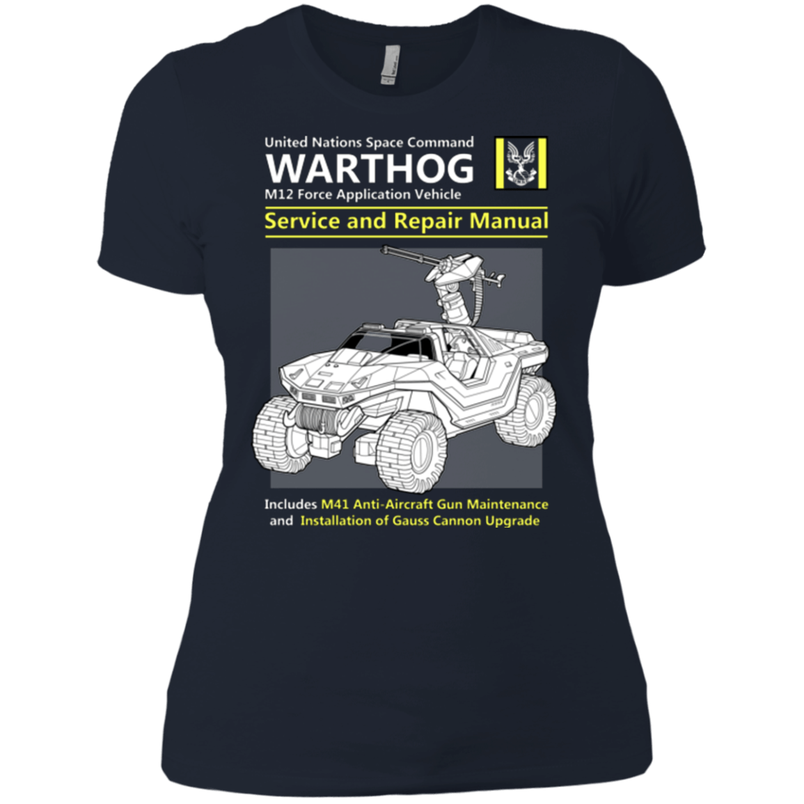 T-Shirts Midnight Navy / X-Small WARTHOG SERVICE AND REPAIR MANUAL Women's Premium T-Shirt